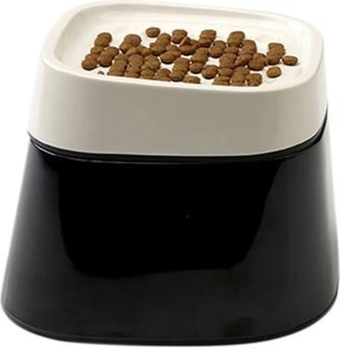 Savic Ergo Cube Voerbak - 22x21x17.5cm - Zwart/Wit