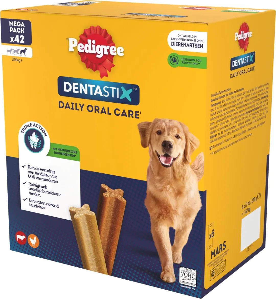 Pedigree Dentastix Grote Hond - 42 Kauwsnacks
