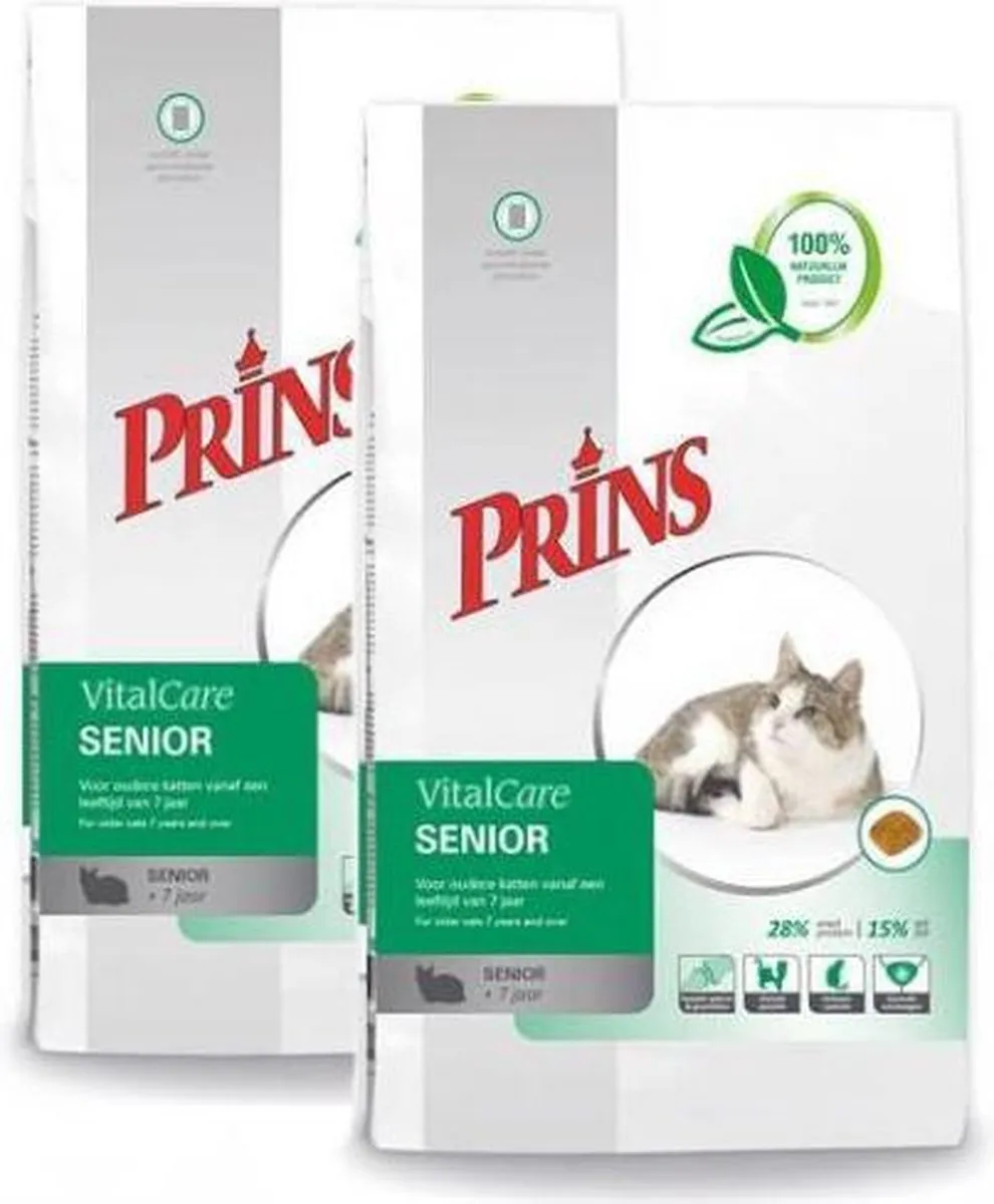 Prins Vitalcare Senior Gevogelte Kattenvoer - 20 kg