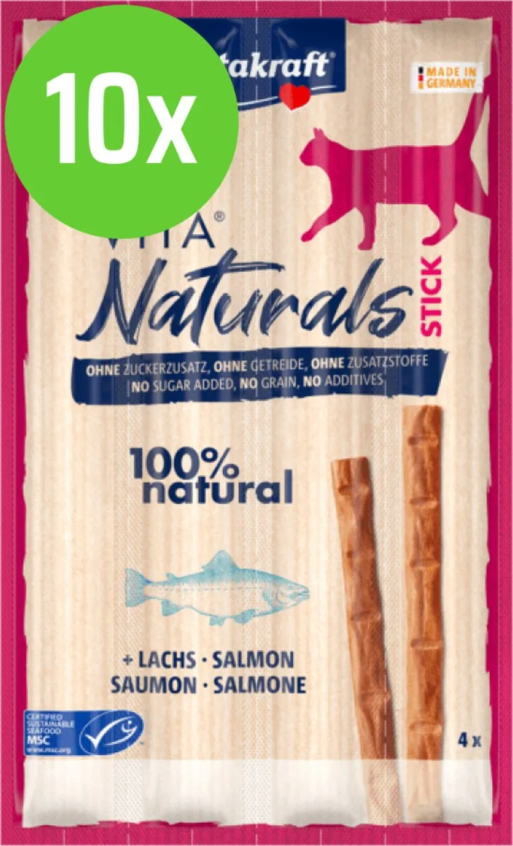 Vitakraft Vita Naturals Cat Stick Zalm