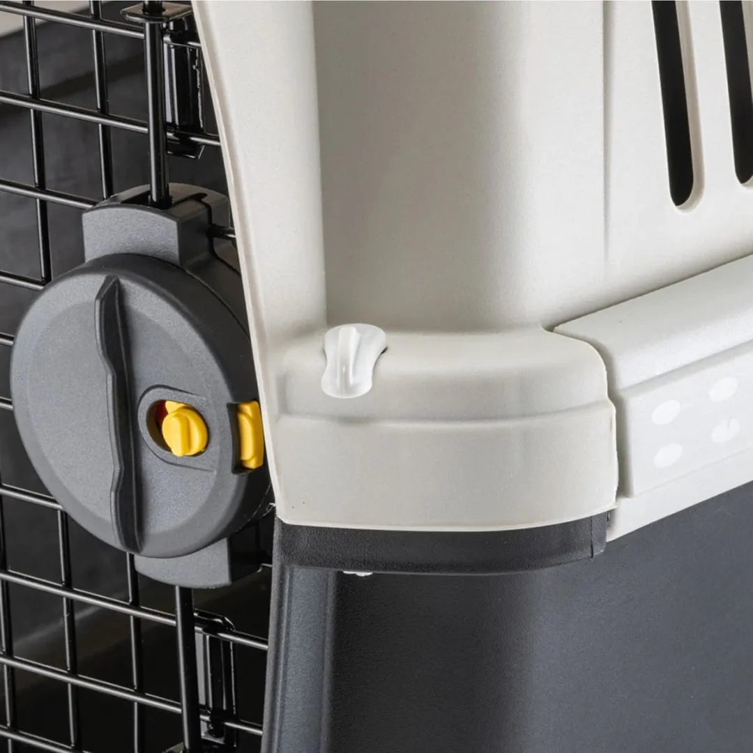 Ferplast Reismand Clipper 3 Kattenvervoersbox 64x43x43cm - Zwart - afbeelding 6 van 6