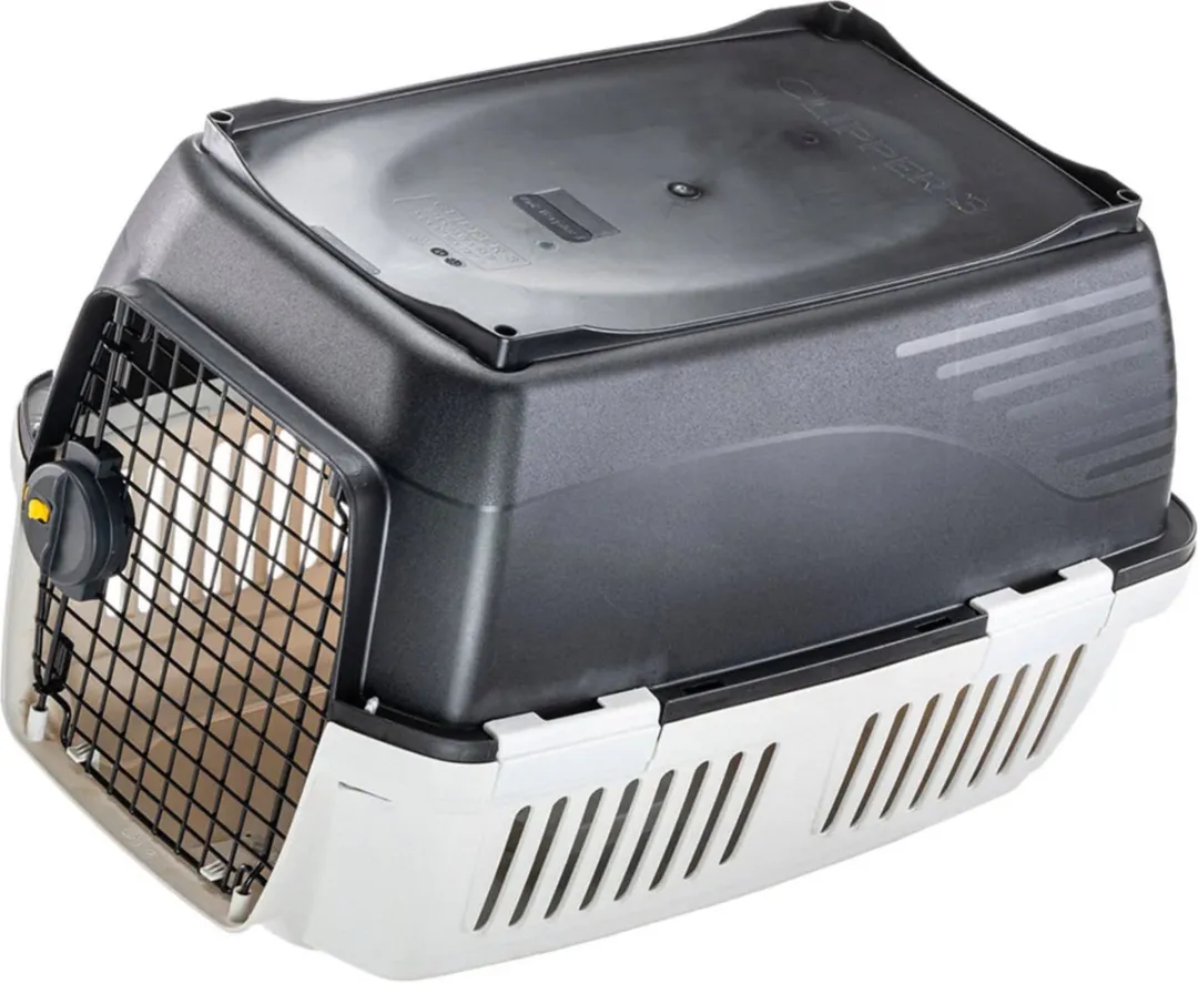 Ferplast Reismand Clipper 3 Kattenvervoersbox 64x43x43cm - Zwart