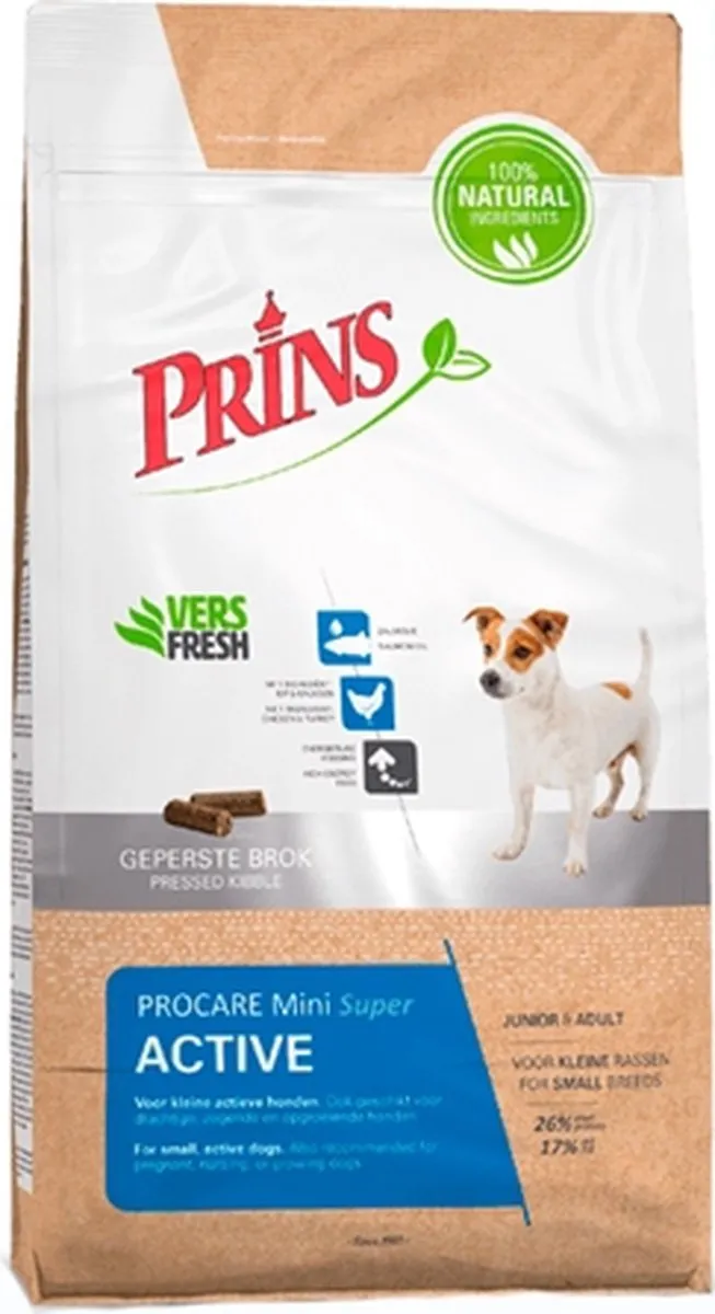 Prins Procare Super Active Mini Hondenvoer 3kg