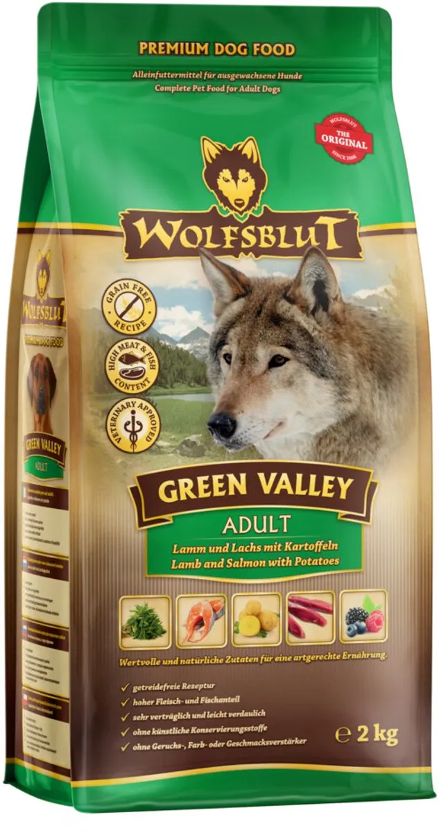 Wolfsblut Green Valley Adult Hondenvoer 2kg