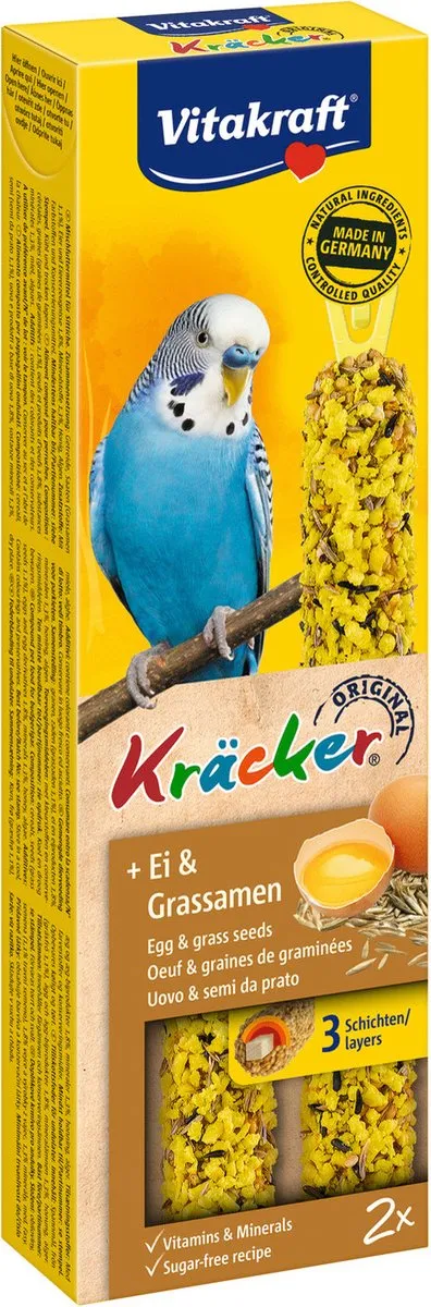 Vitakraft Parkietkracker 2-in-1 Ei Vogelsnack