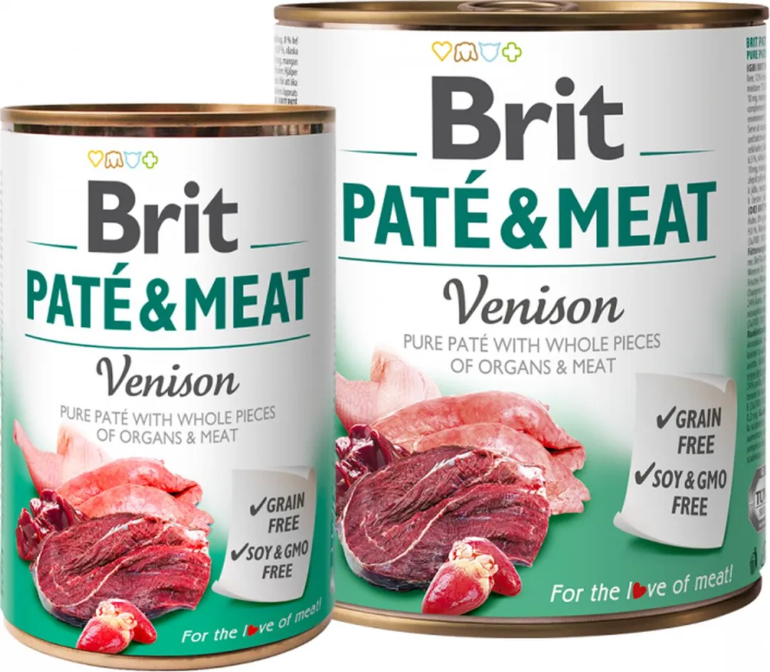 Brit Blik Paté & Meat Hondenvoer - 400g - Hert