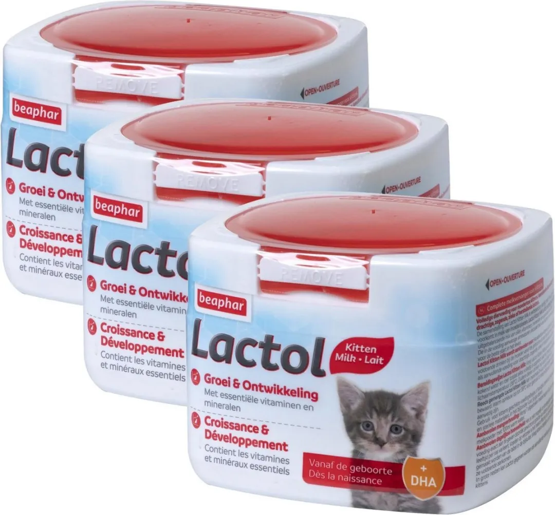 Beaphar Lactol Melk Kitten 250g - 3 Stuks