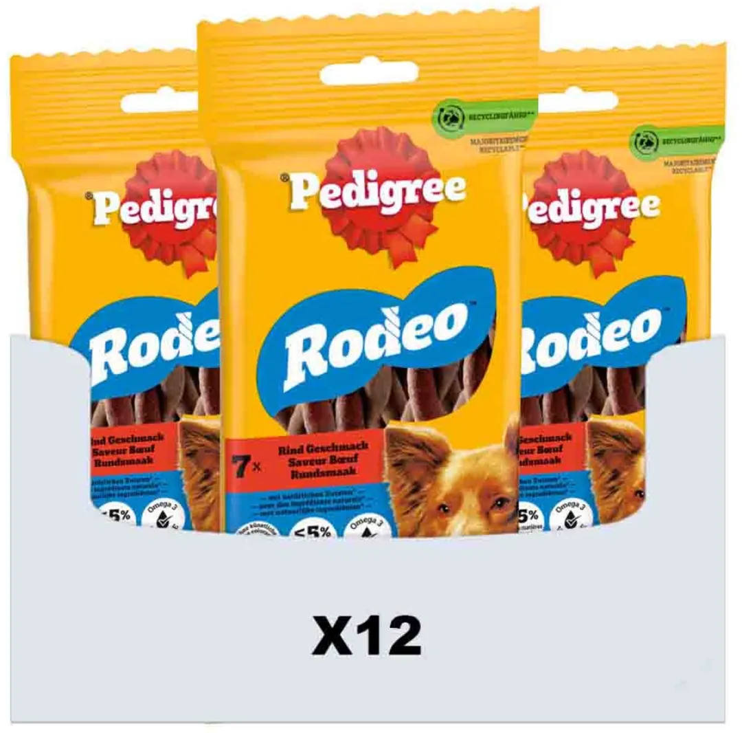 Pedigree Rodeo Rund Hondensnacks - 84 Stuks