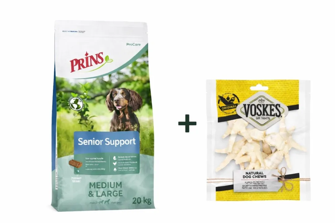 Prins ProCare Senior Support 20kg Voskes Gepofte Kippenpoten