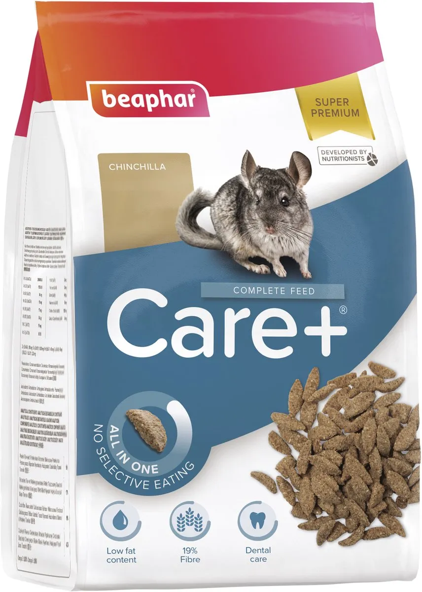 Beaphar Xtravital Care+ Chinchillavoer 1.5 kg