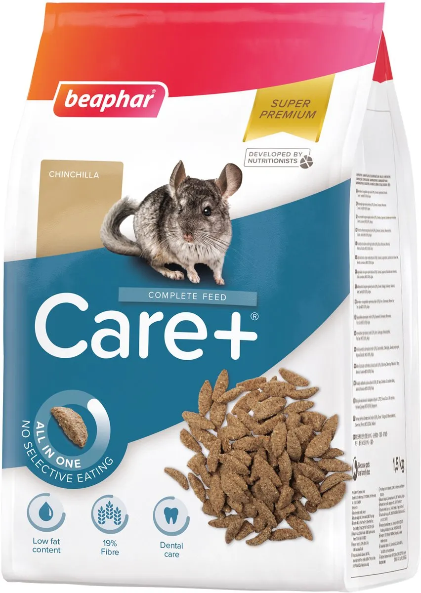 Beaphar Xtravital Care+ Chinchillavoer 1.5 kg