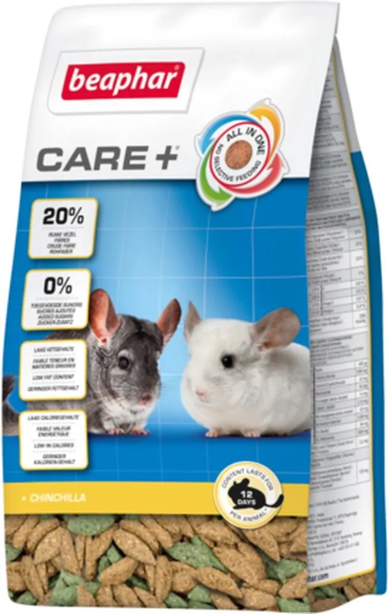 Beaphar Xtravital Care+ Chinchillavoer 1.5 kg