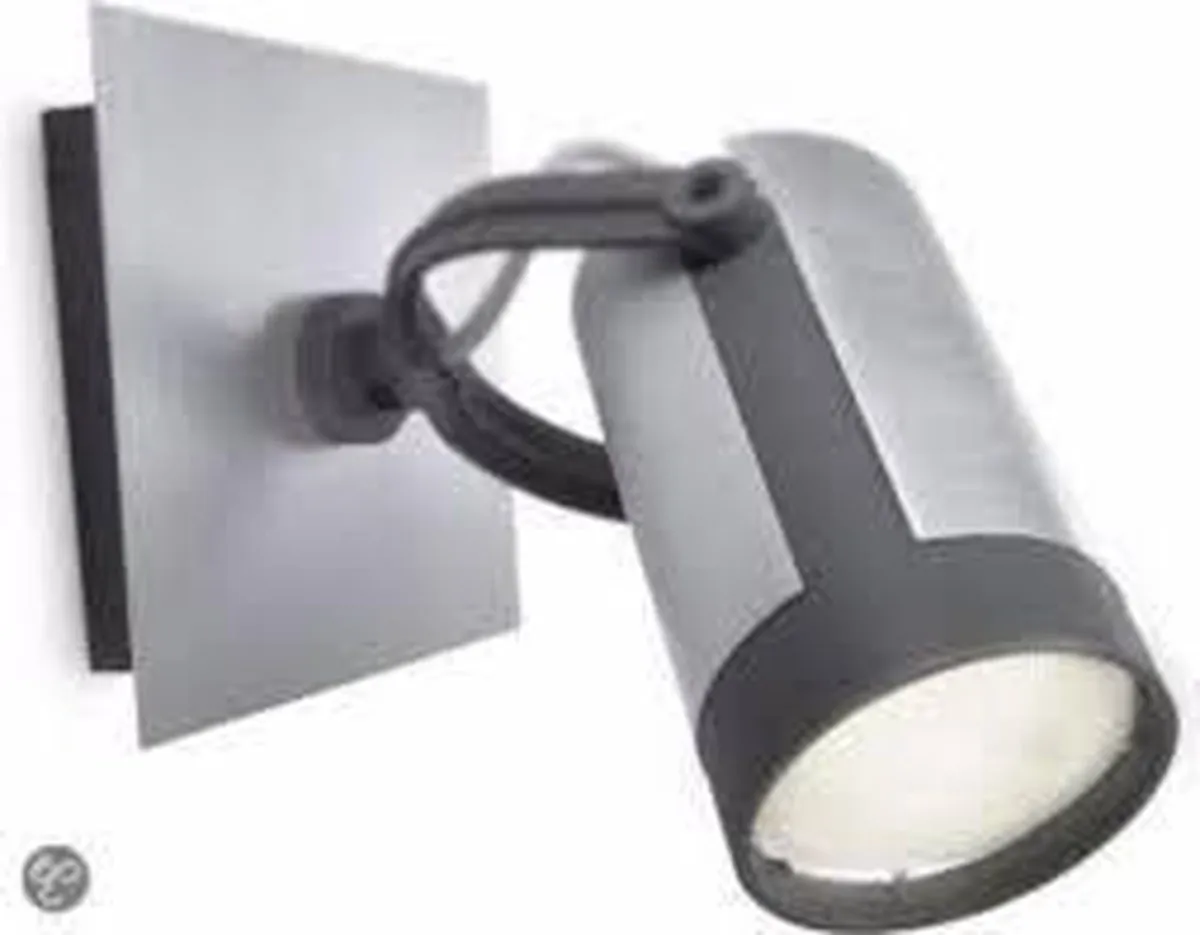 Philips myLiving Stretch Wandspot Aluminium - Warm wit 10W - afbeelding 2 van 2