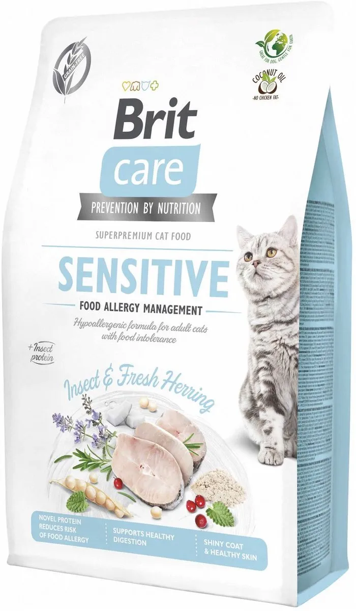 Brit Care Sensitive Haring & Insecten Kattenvoer