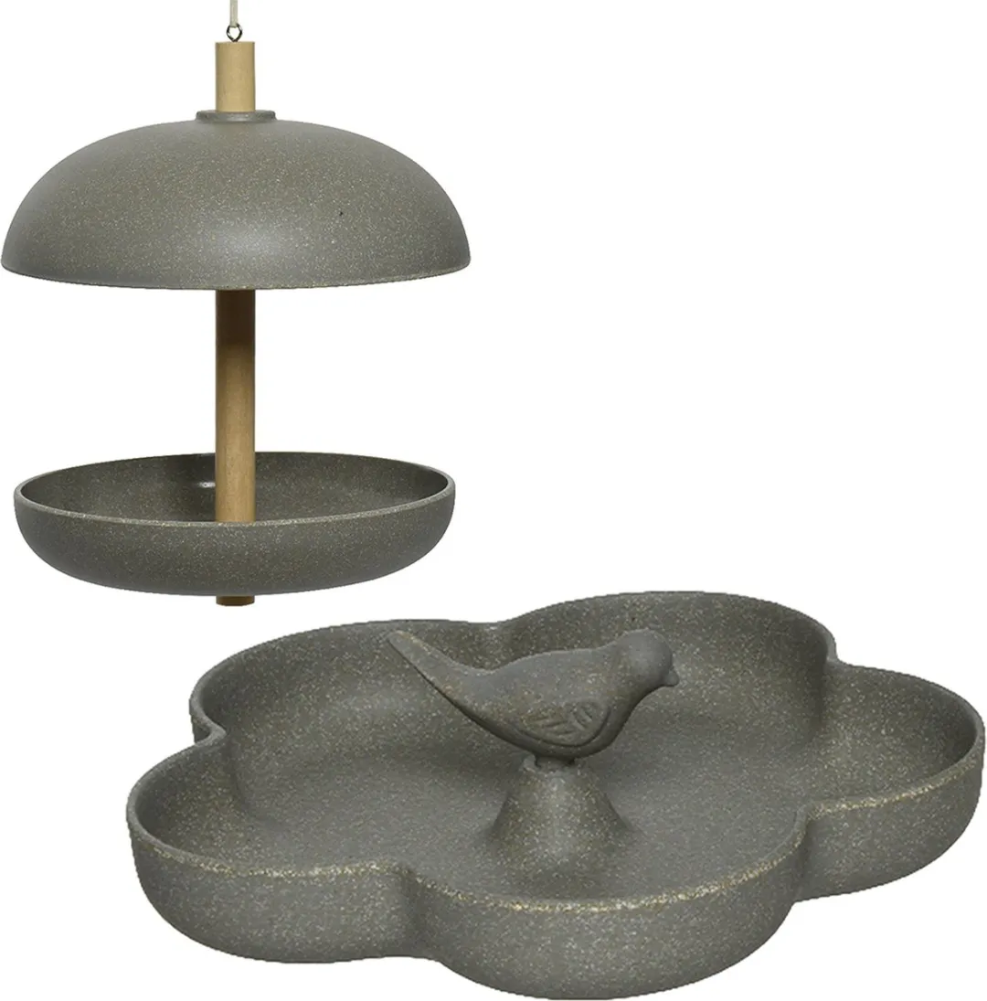 Decoris Vogel Voedersilo met Bad