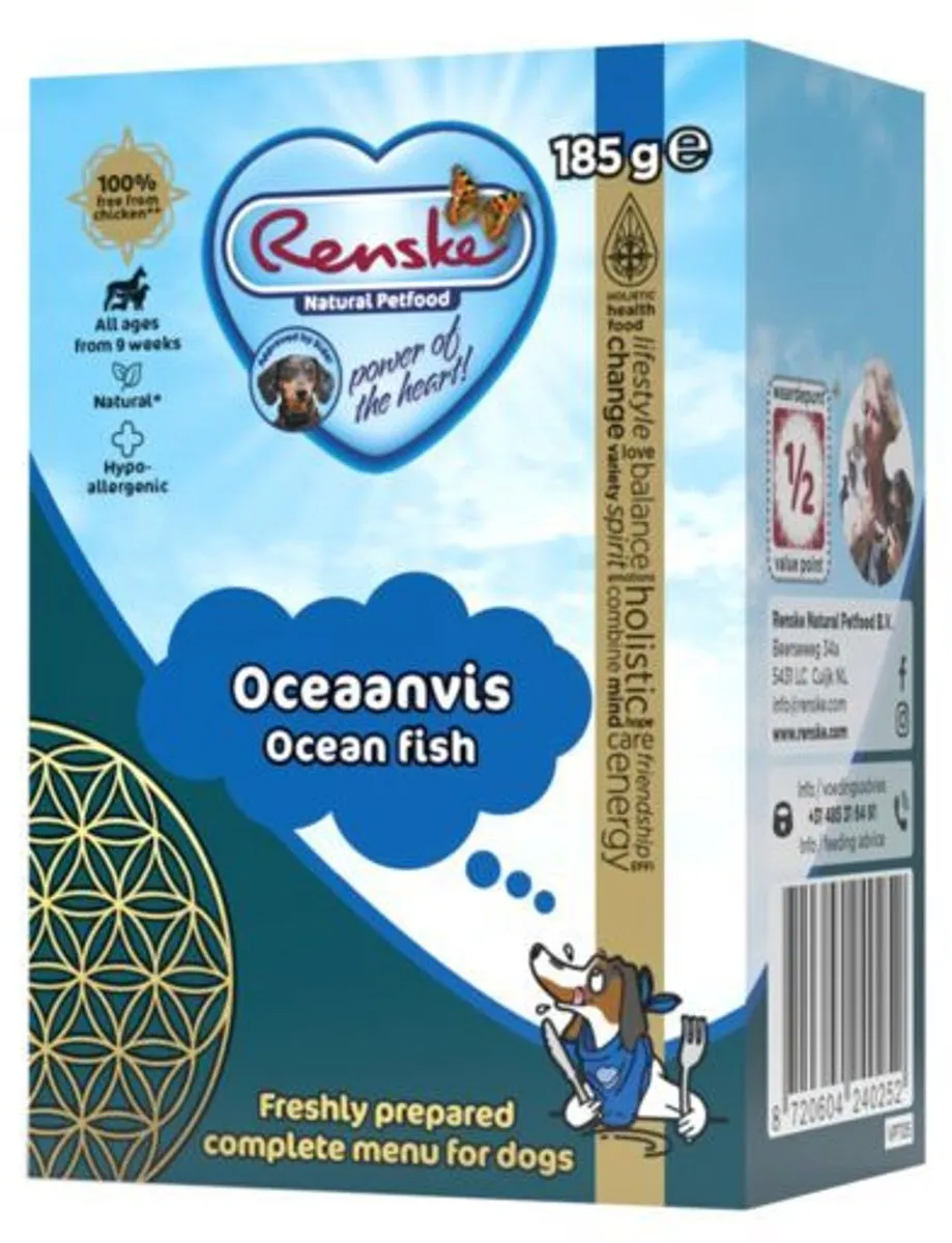 Renske Vers Tetrapack Hondenvoer Oceaanvis - 24 Stuks