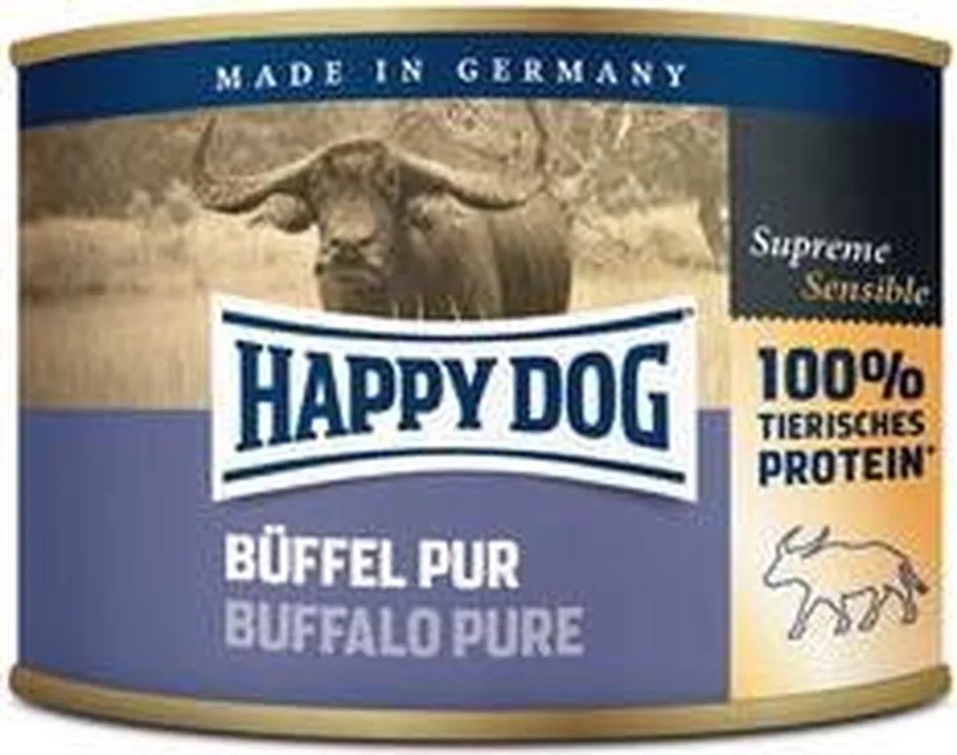 Happy Dog Buffel Pur 12x200g
