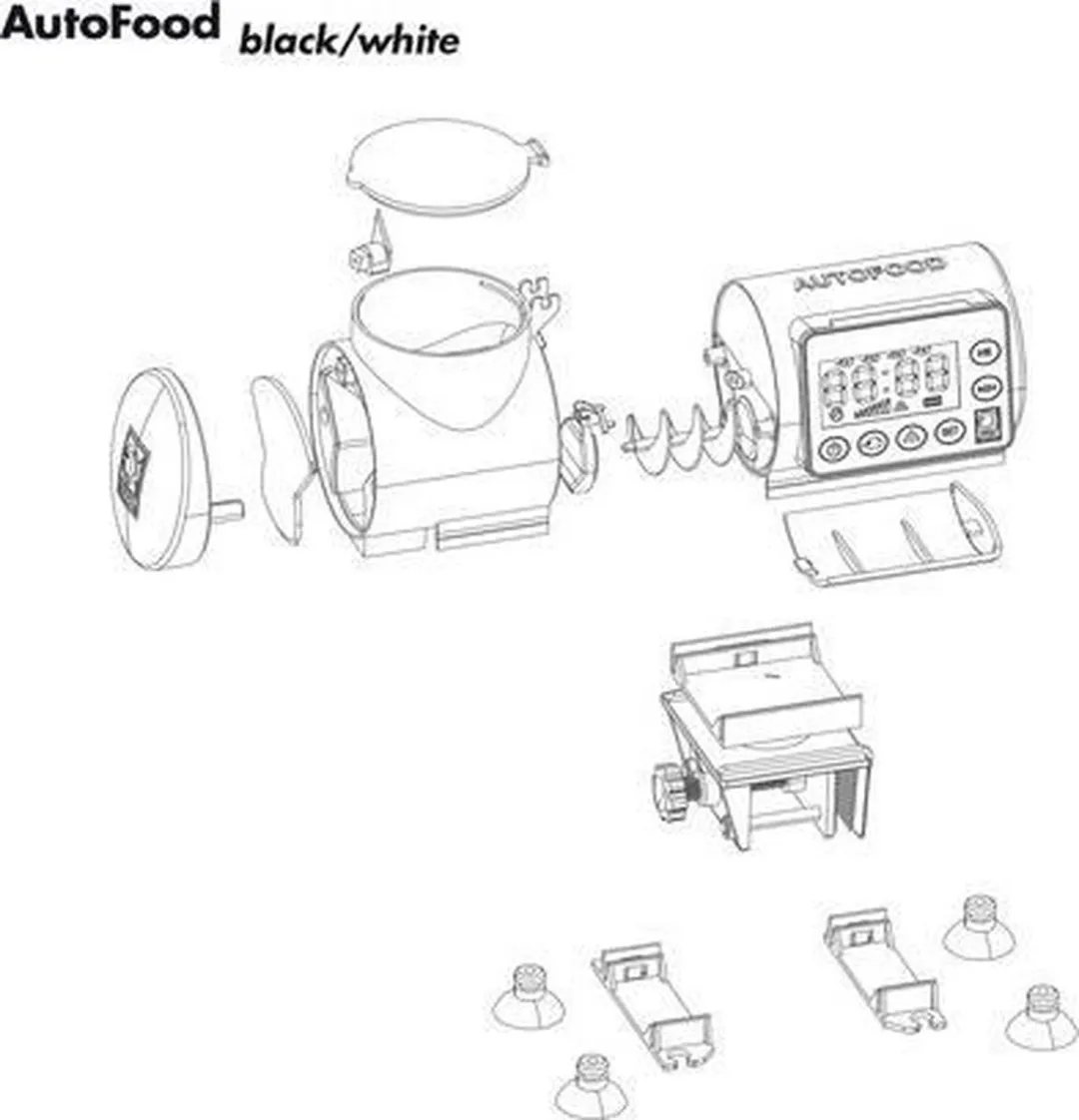 JBL AutoFood Voederautomaat - 4 Maaltijden - AA/AAA