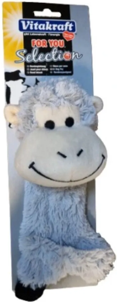 Vitakraft For You Hondenknuffel Pluche M - Grijs - afbeelding 3 van 3