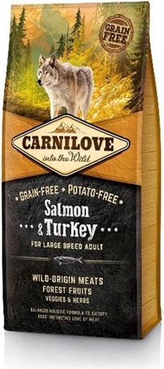 Carnilove salmon / turkey adult large breed - 1,5 KG