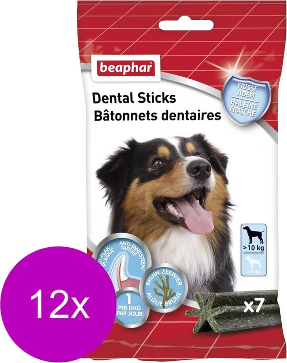 Beaphar Dental Sticks voor Honden >10kg