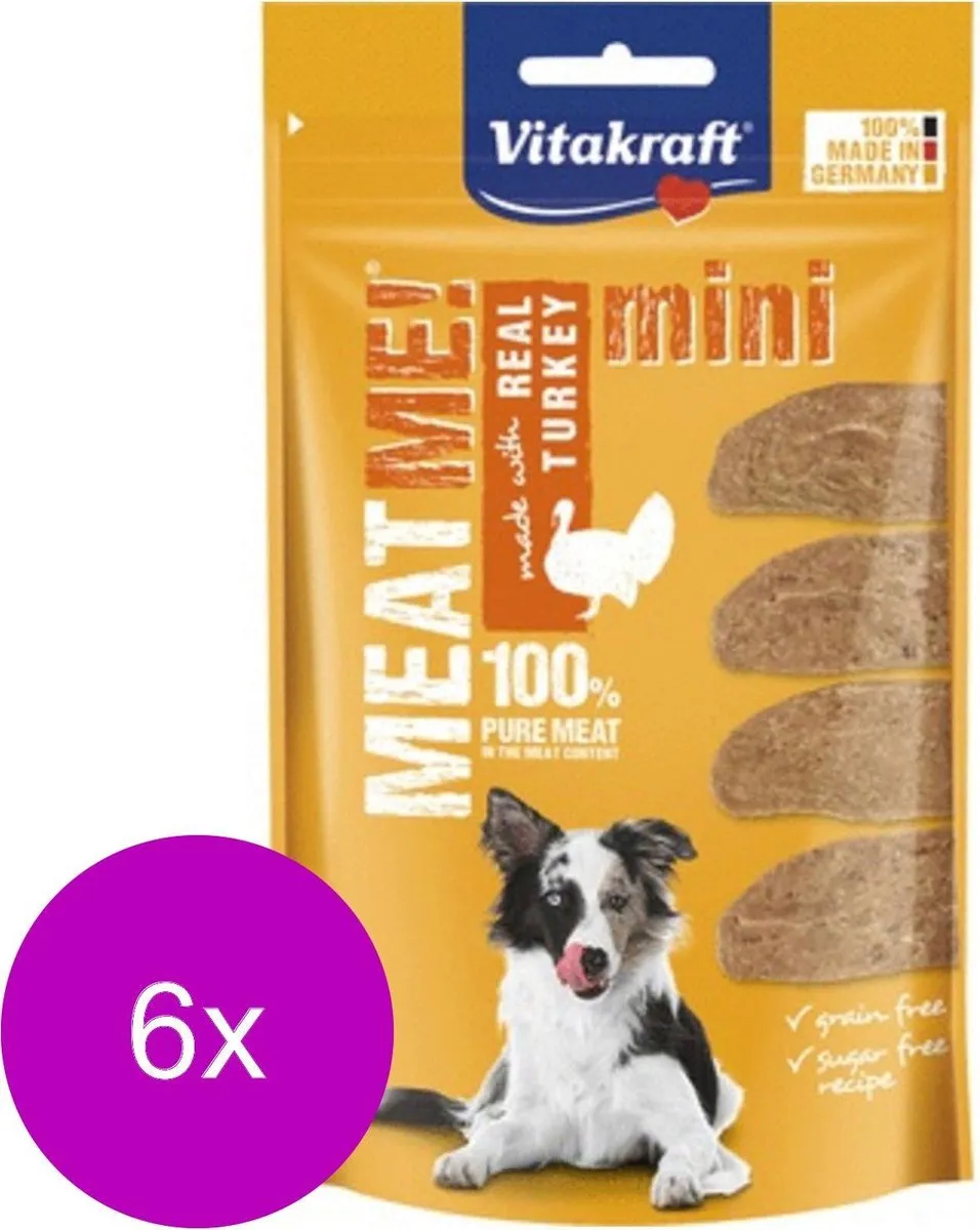 Vitakraft Meat Me! Mini Hondensnacks Kalkoen