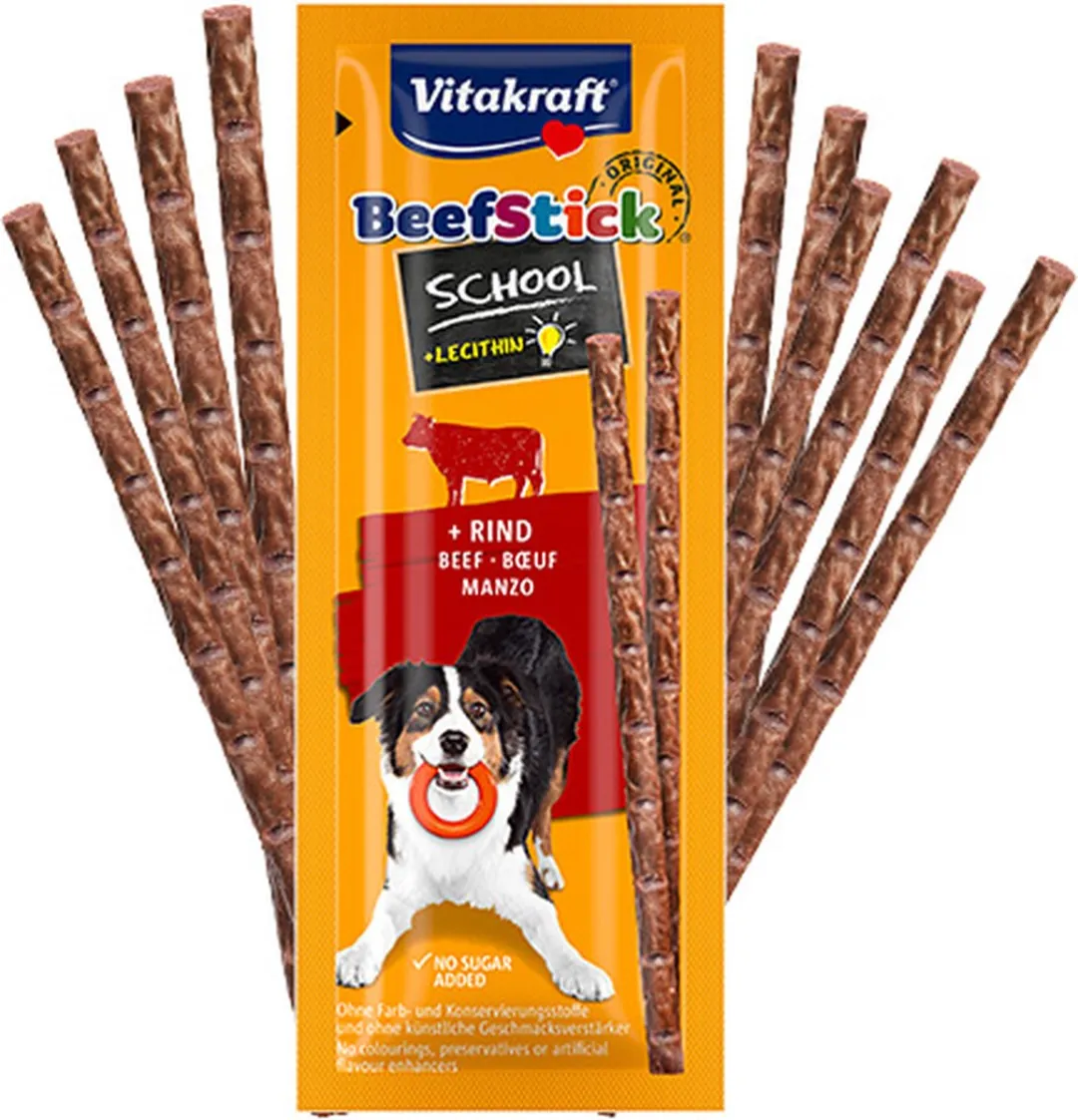 Vitakraft Beef Stick School Rund - 20 Stuks