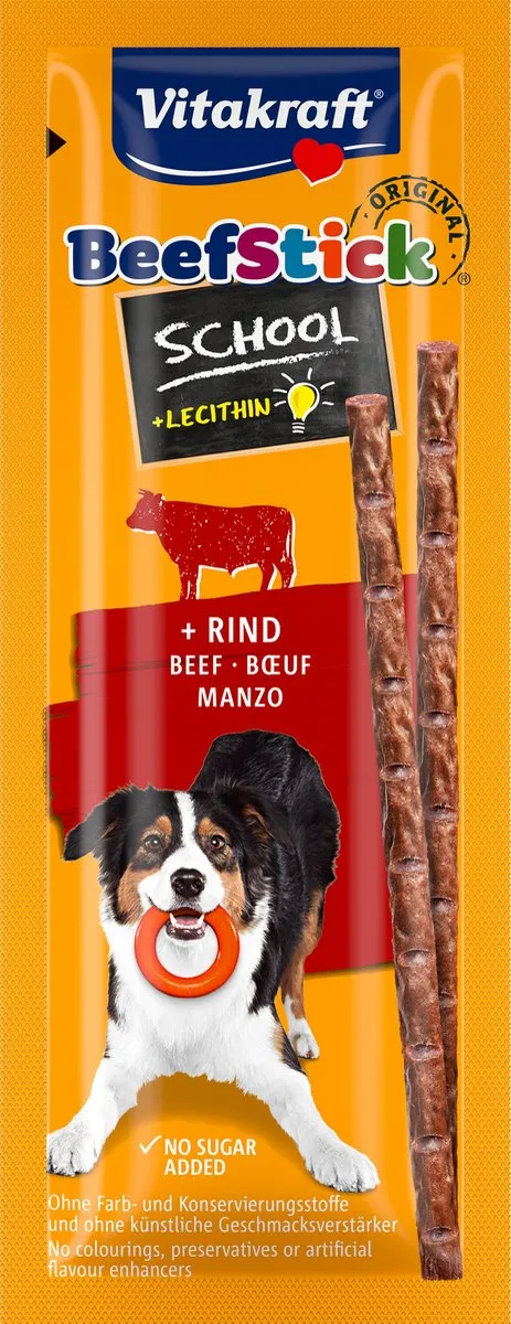 Vitakraft Beef Stick School Rund - 20 Stuks