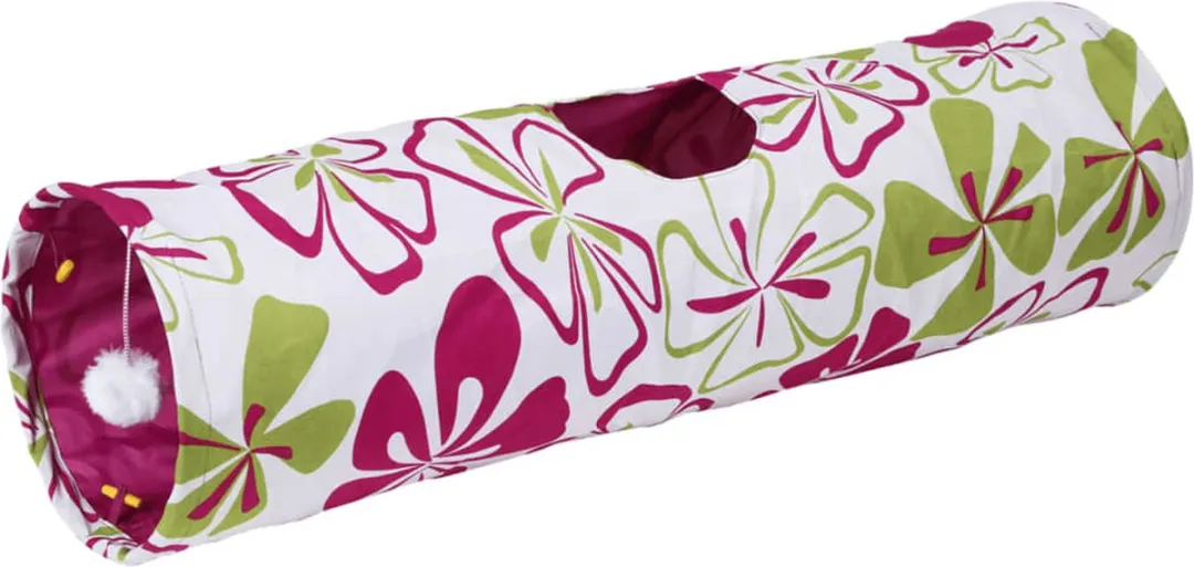 Kerbl Kattentunnel Flower 25x90cm - Multikleur