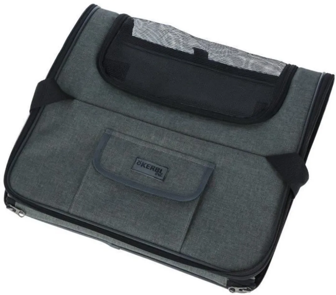 Kerbl Vacation Autotas - 44x35x30cm - Grijs/Blauw - afbeelding 3 van 6