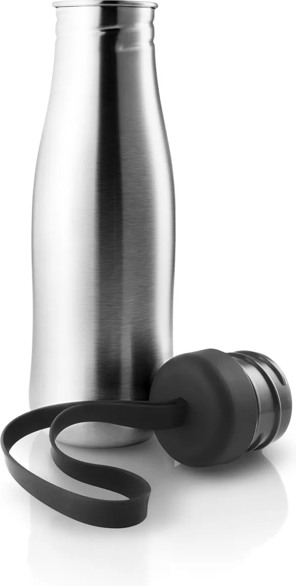 Eva Solo Drinkfles Active 700ml - Roestvast Staal - Zwart