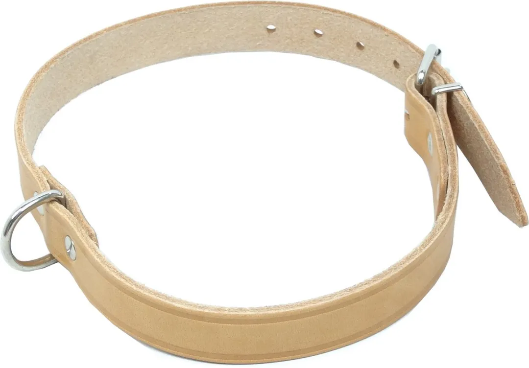 Kerbl Halsband Leer 27-33cm - Naturel