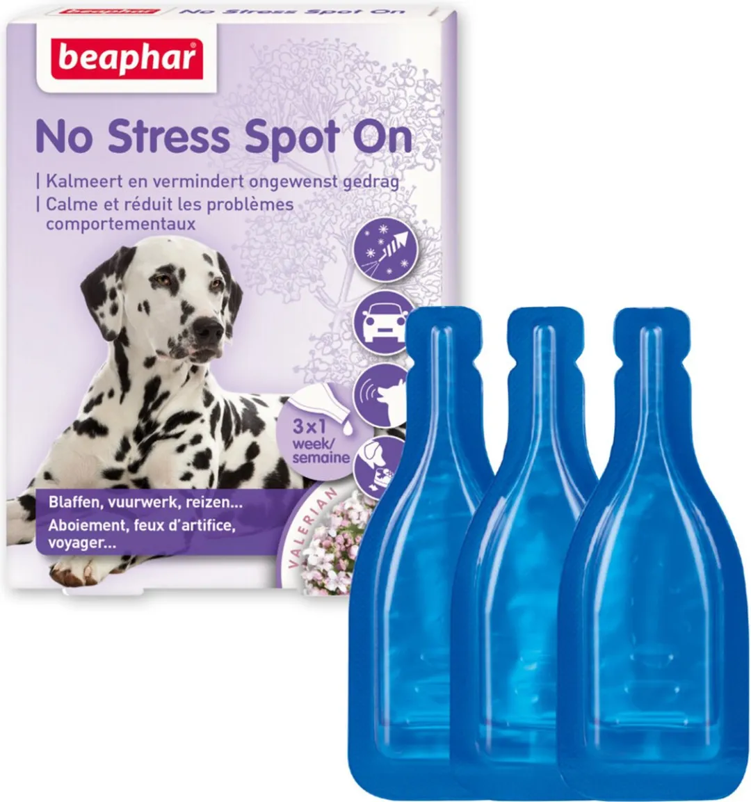Beaphar No Stress Spot On Hond - 6x3 Pipetten
