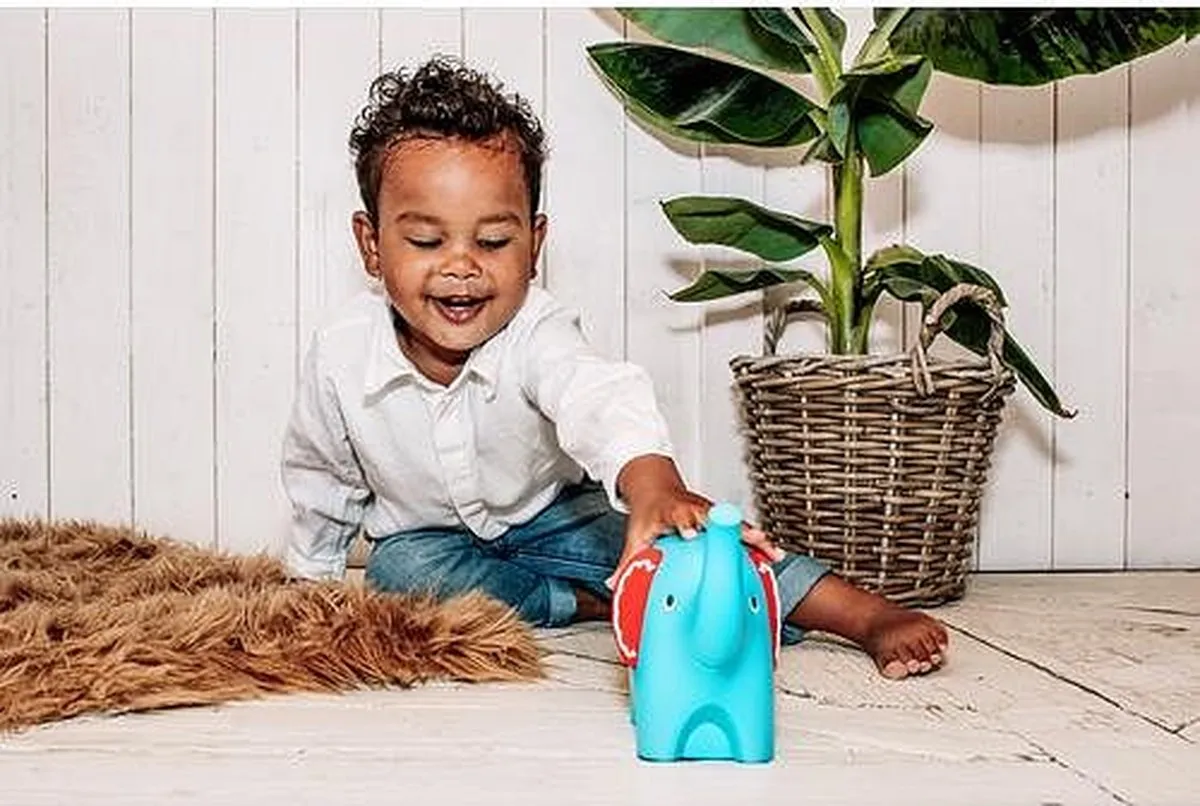Fisher-Price LED Nachtlampje Olifant - Blauw - afbeelding 6 van 6