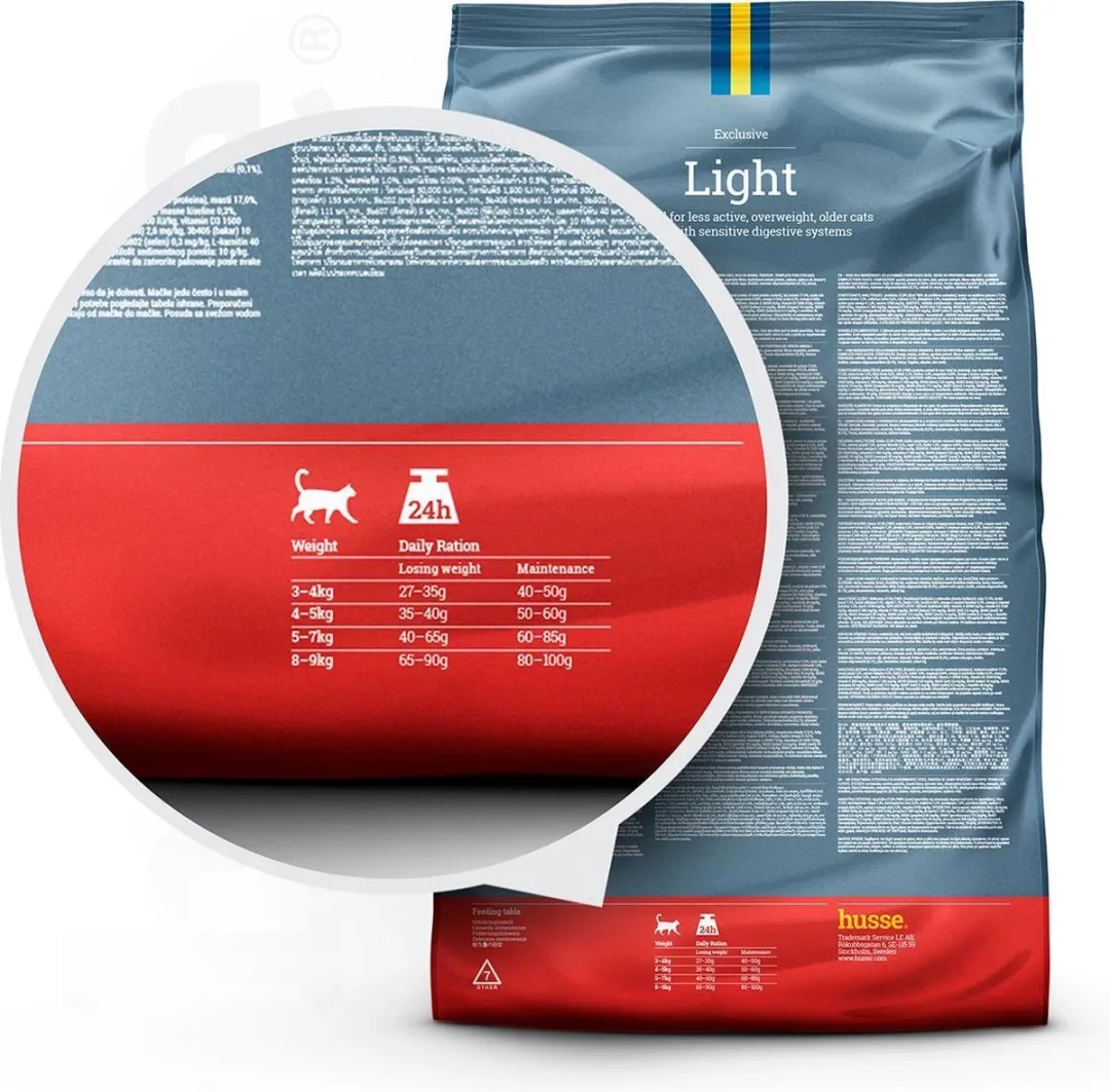 Husse Exclusive Light Sensitive Digestion Kattenbrokken - 21 kg (3x7kg)