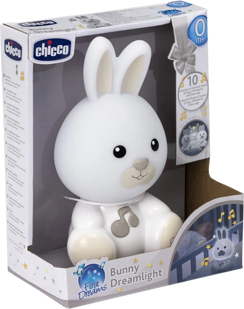 Chicco Konijntje Nachtlampje - Beige - afbeelding 3 van 6