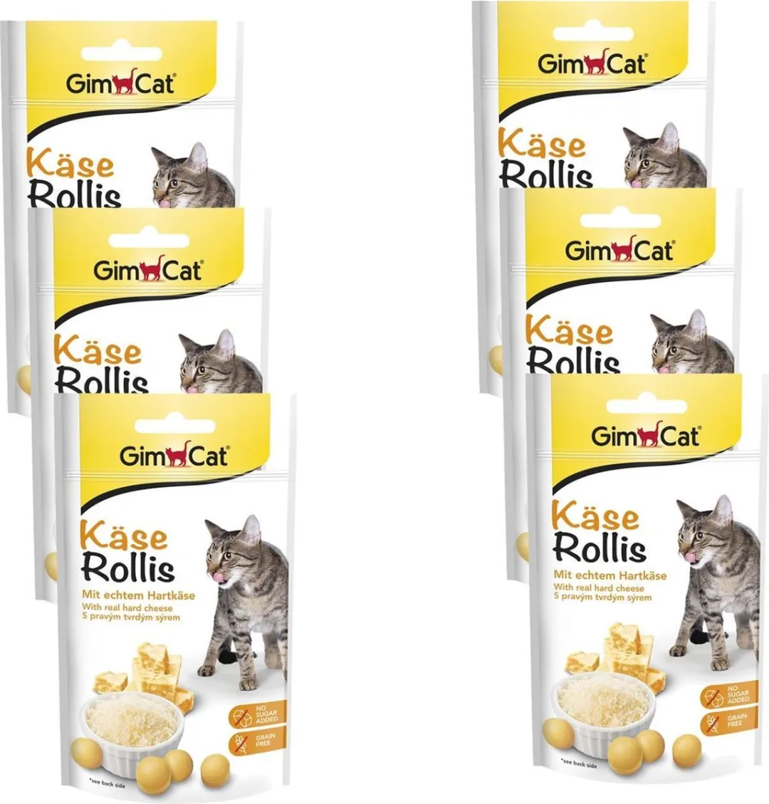 GimCat Kaas Rollis Kattensnack
