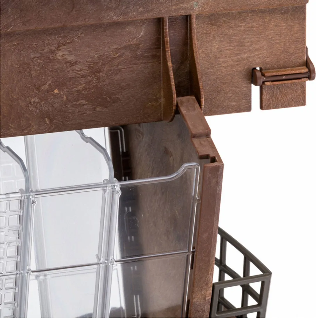 Ferplast Voedersilo Jok 2 - 34x26x23cm Bruin - afbeelding 6 van 6