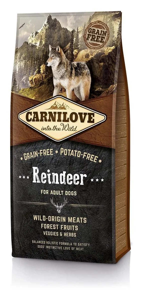 Carnilove Adult Rendier Granenvrij Hondenvoer 12kg