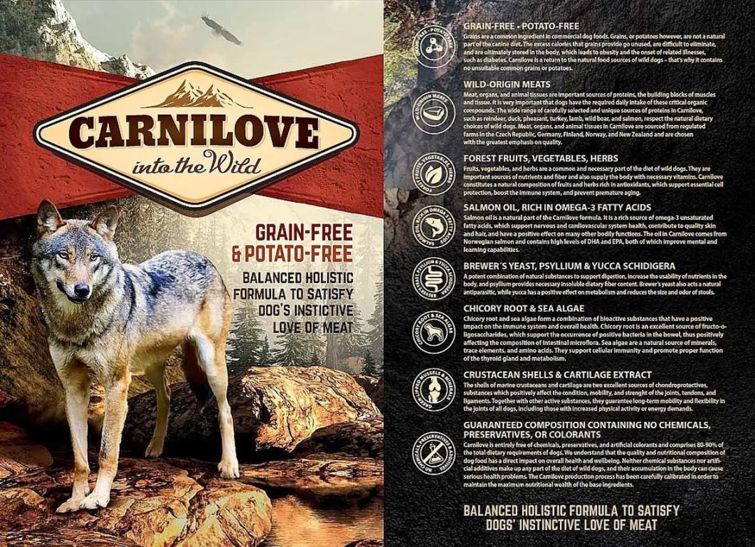 Carnilove Adult Rendier Granenvrij Hondenvoer 12kg