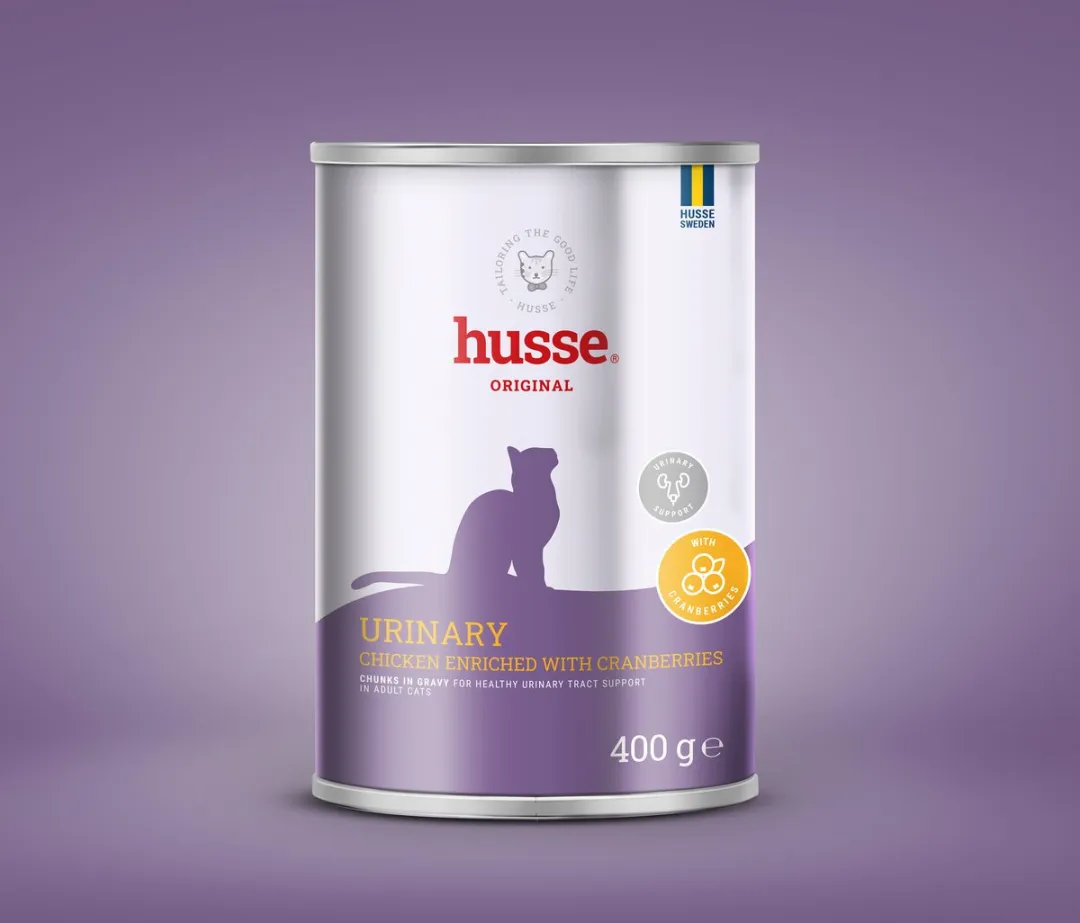 Husse Katt Urinary Natvoer - 12x395g