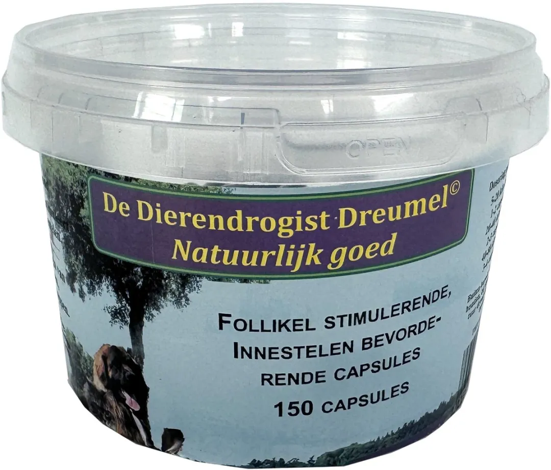 Dierendrogist Follikel Stimulerend Capsules 150 Stuks