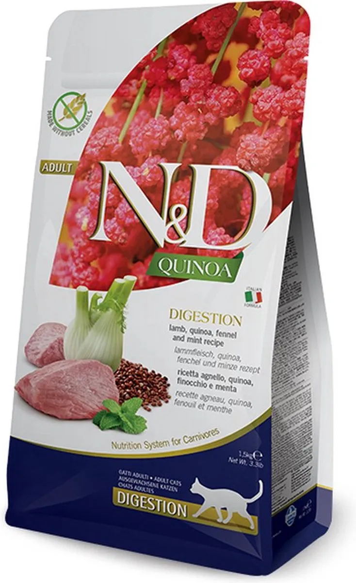 Farmina N&D Quinoa Adult Kat Digestion Lam 300g