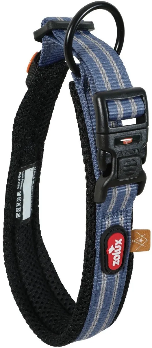 Zolux Halsband Hond Blauw L 45-55cm