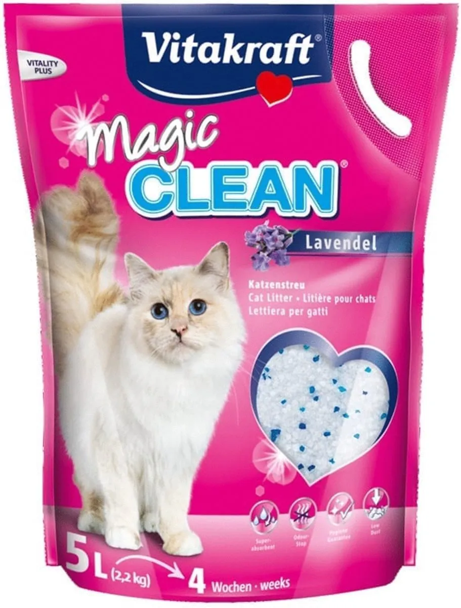 Vitakraft Magic Clean Lavendel Kattenbakvulling 5L