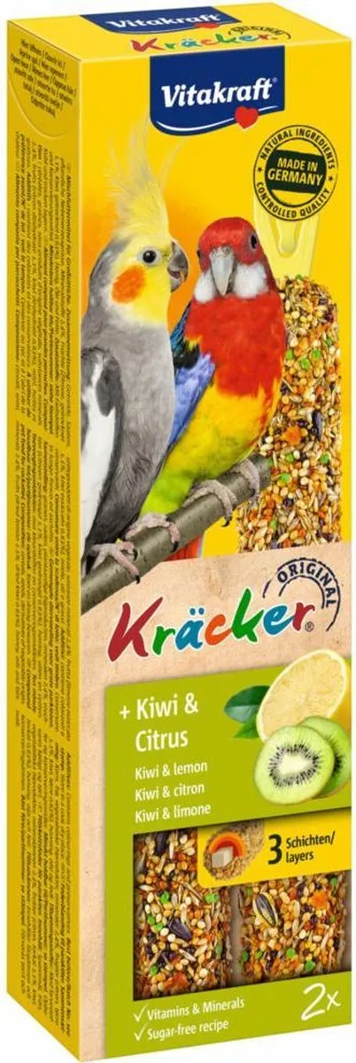 Vitakraft Valkparkiet Kracker 2 Stuks