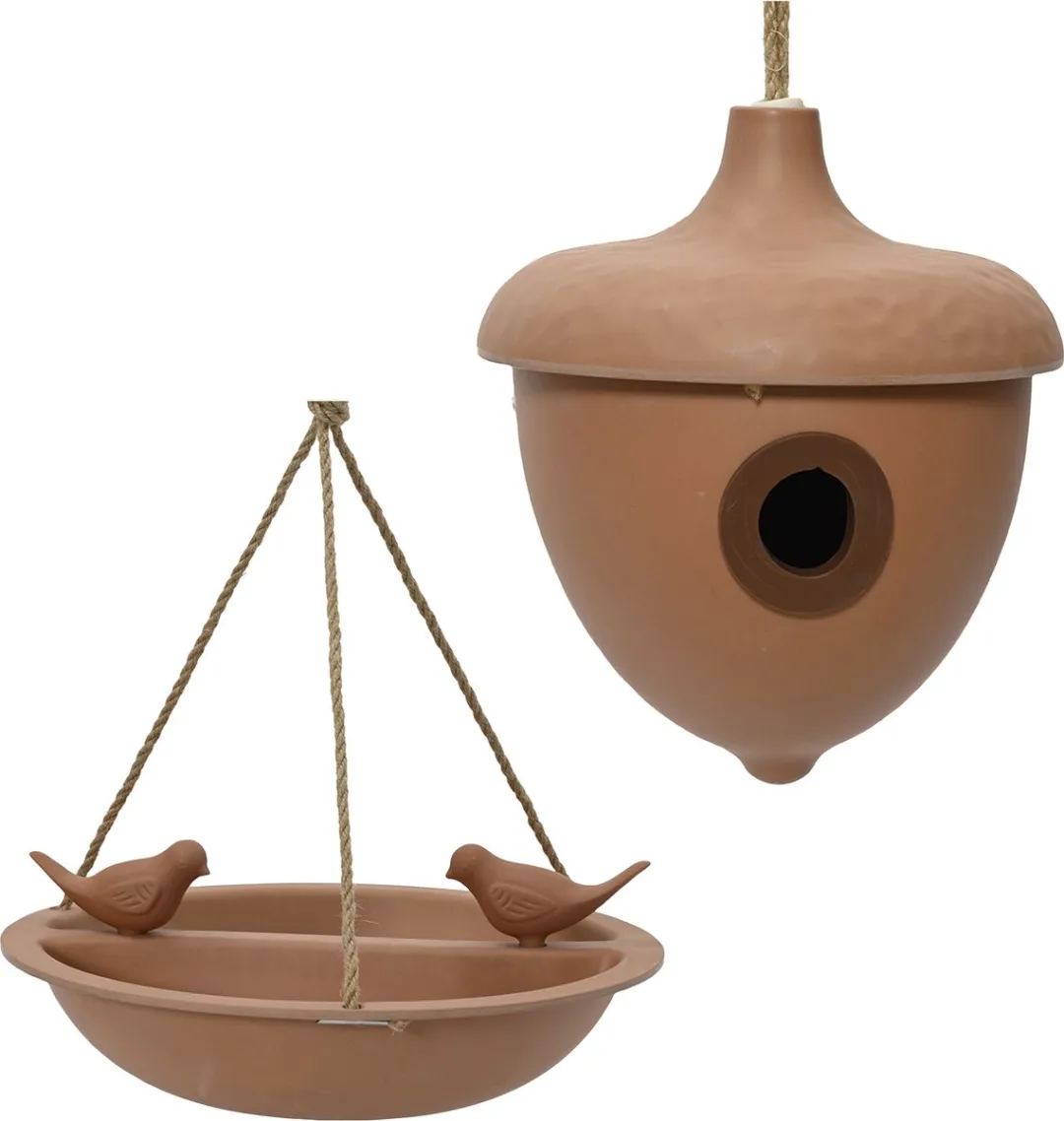 Decoris Vogelhuisje met bad/voederschaal