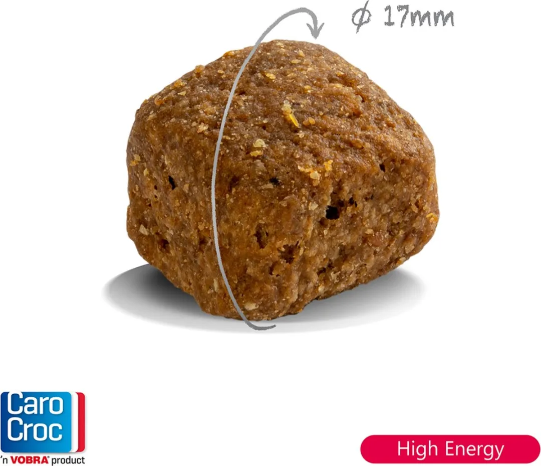 Carocroc Premium High Energy 28/20 Hondvoer 3kg - afbeelding 6 van 6