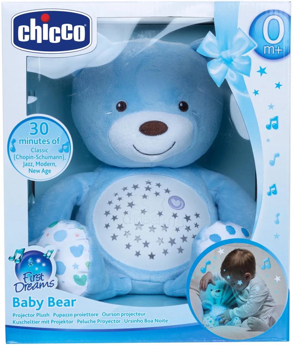 Chicco First Dreams Projector Baby Bear - Blauw