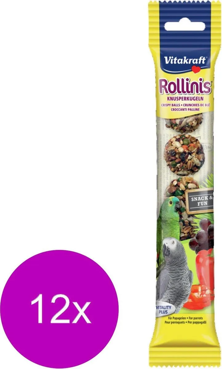 Vitakraft Rollinis Papegaai Vogelsnack